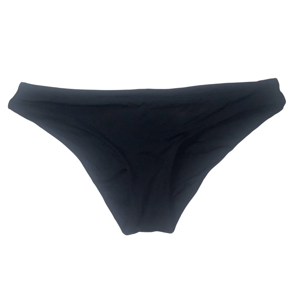 L‎ Space by Monica Wise Black Bikini Bottoms Swimsuit Small S Beachwear